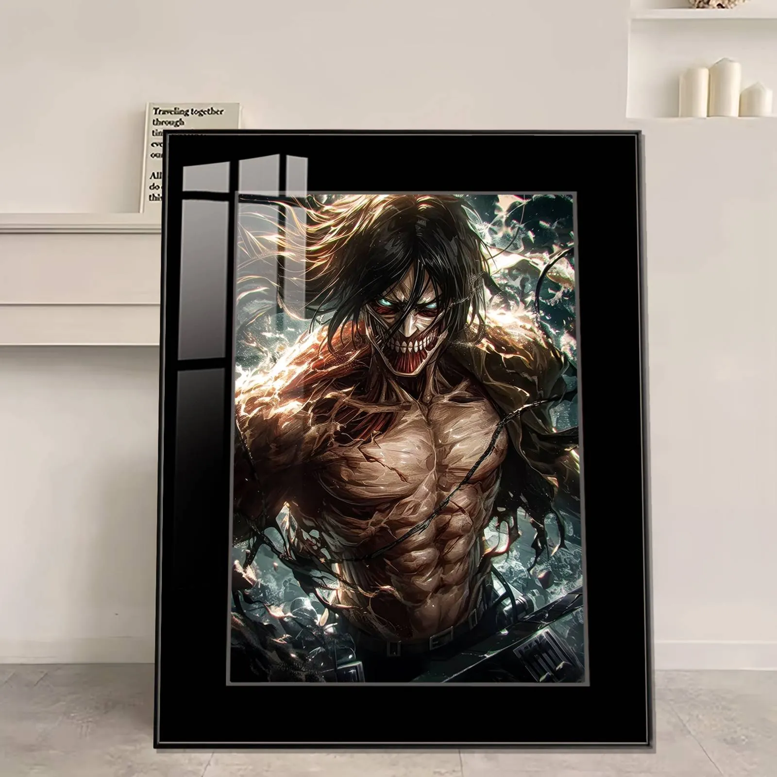 Founding Titan Eren Yeager Decorative Painting - Attack On Titan