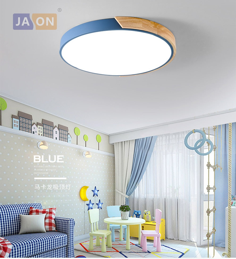 Led Modern Iron Acryl Colorized Round Cm Super Thin Led Lamp Led Light