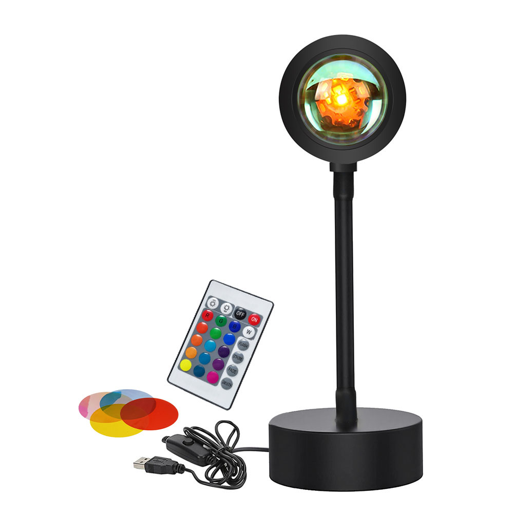RGB Sunset Projector Lamp Table Night Lights USB Home Bedroom Party Decor, 501 Original
RGB Sunset Projector Lamp Table Night Lights USB Home Bedroom Party Decor, 501 Original