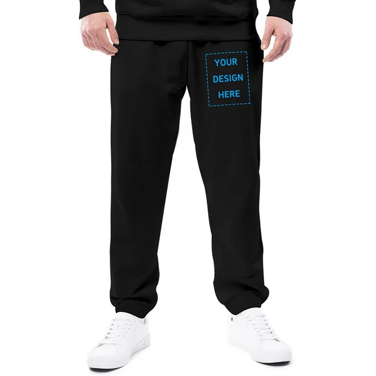 Personalized Men's Graphic Print Jogger Sweatpants with Pocket
