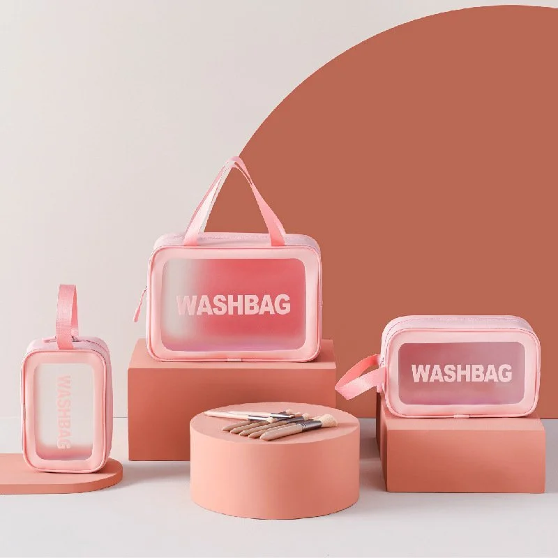 Ladies Portable Travel Wash Bag Waterproof Makeup  Large Capacity Storage Bag