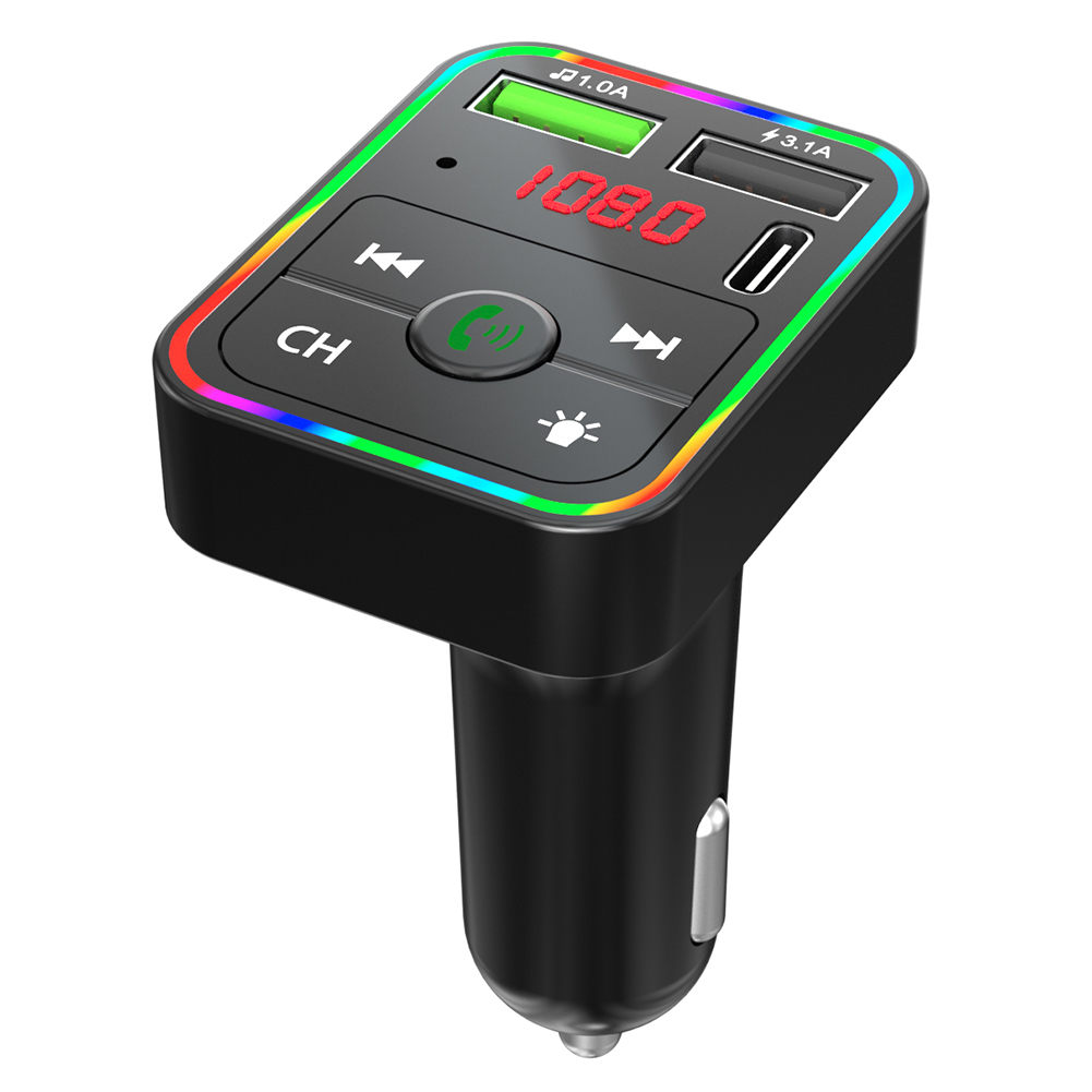 F2 Car Bluetooth FM Transmitter with LED Backlight MP3 Player USB Charger, 501 Original
F2 Car Bluetooth FM Transmitter with LED Backlight MP3 Player USB Charger, 501 Original