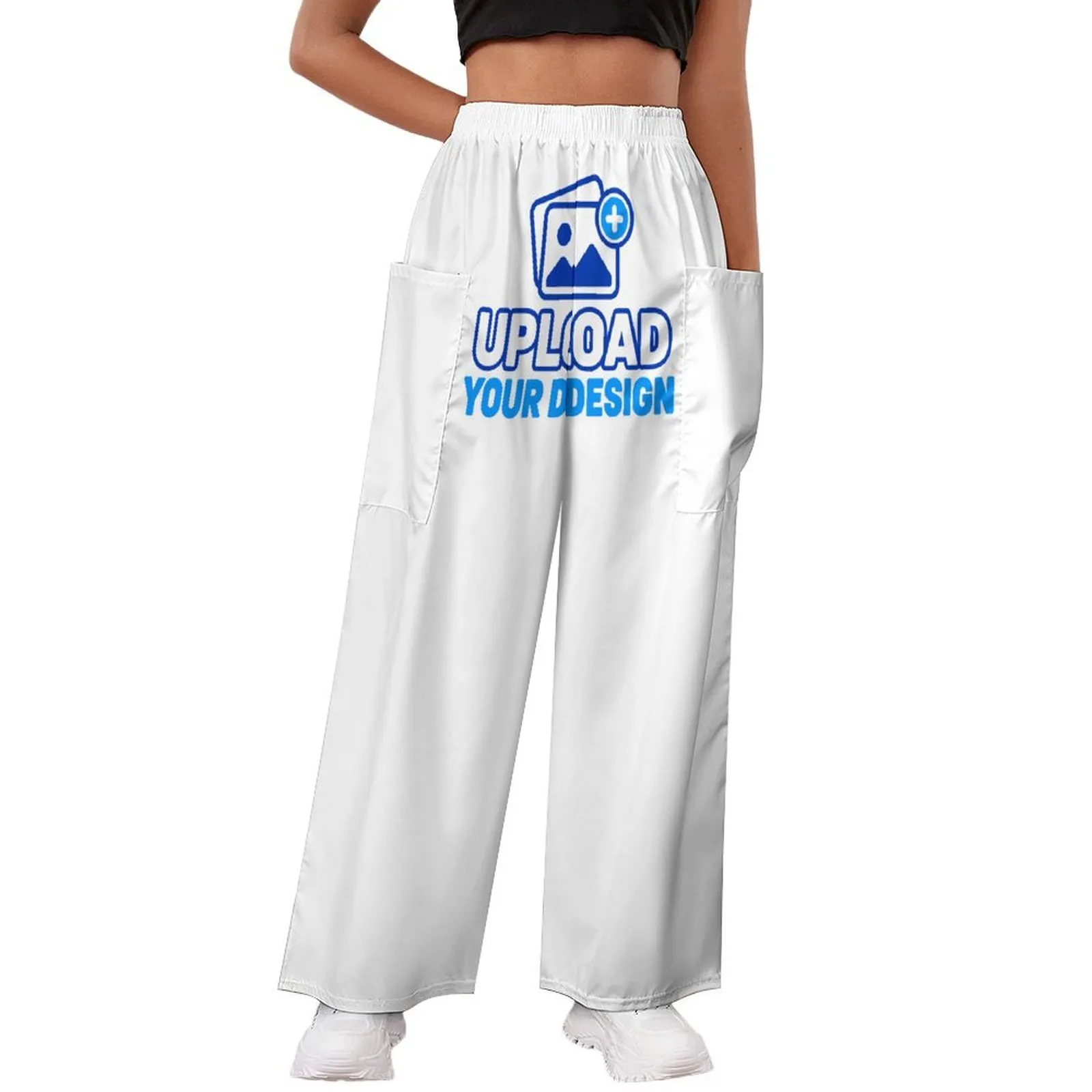 Custom Loose Wide-Leg Utility Pants With Large Side Pockets product image 8