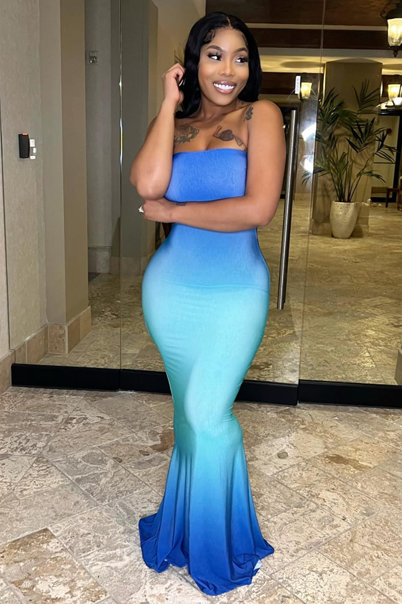 boat-neck-tube-fading-color-print-fishtail-bodycon-semi-formal-party