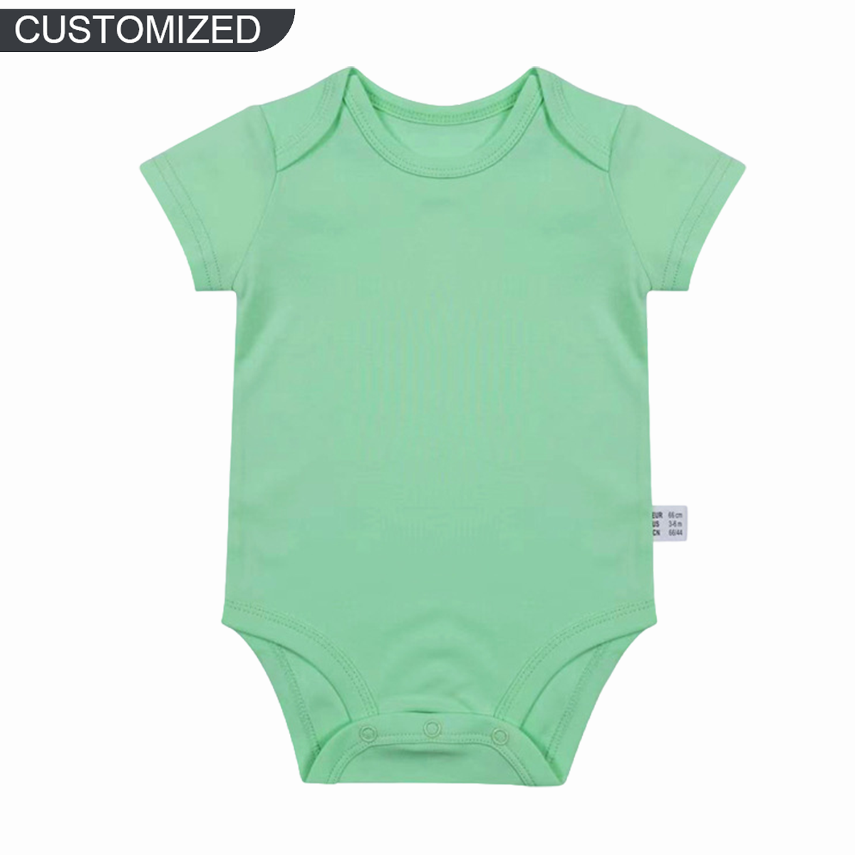 【0M-24M】Customized Butterfly&Flower Letter Baby Bodysuit