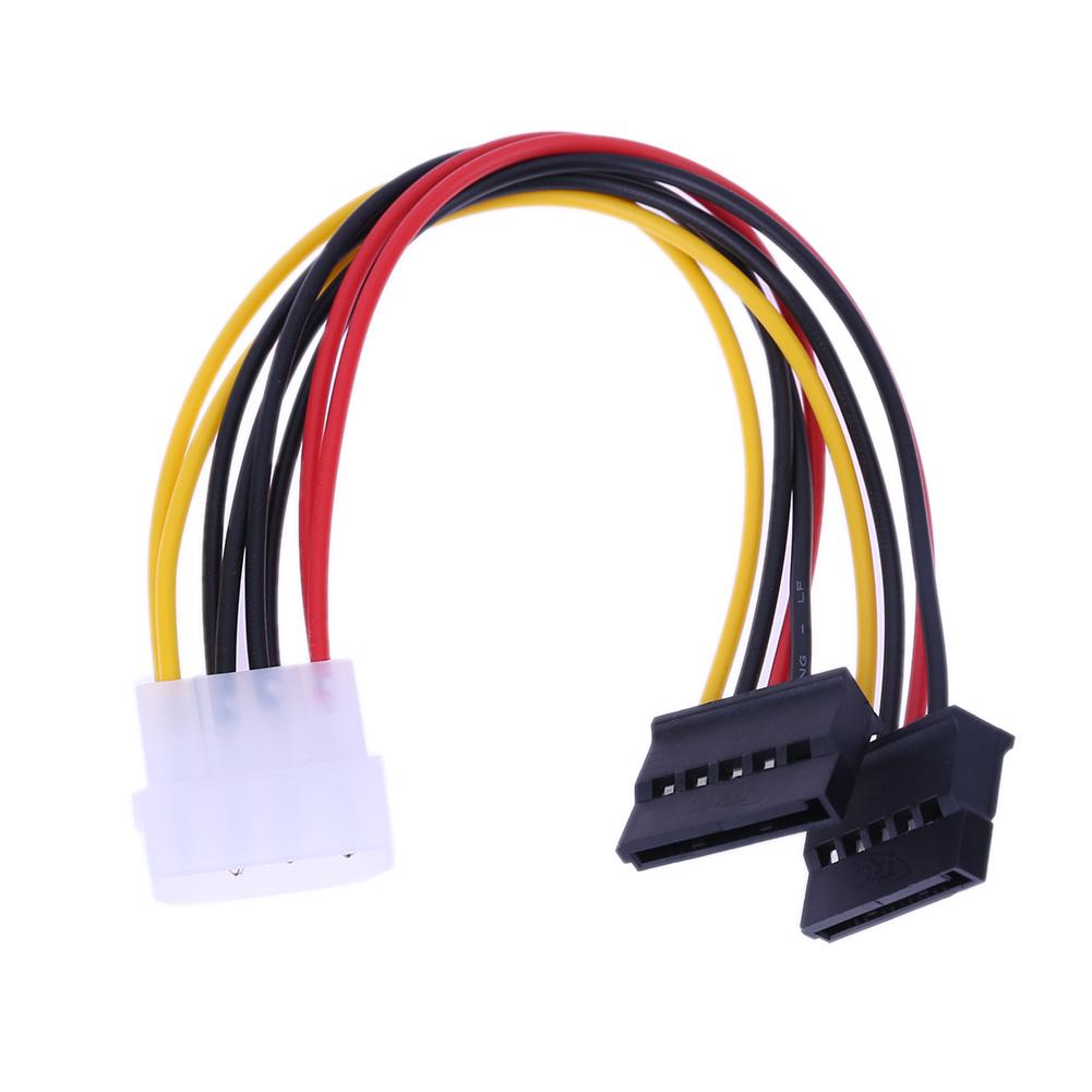 4Pin IDE to 2 Serial ATA SATA Y Splitter Hard Drive Power Adapter Cable, 501 Original
4Pin IDE to 2 Serial ATA SATA Y Splitter Hard Drive Power Adapter Cable, 501 Original