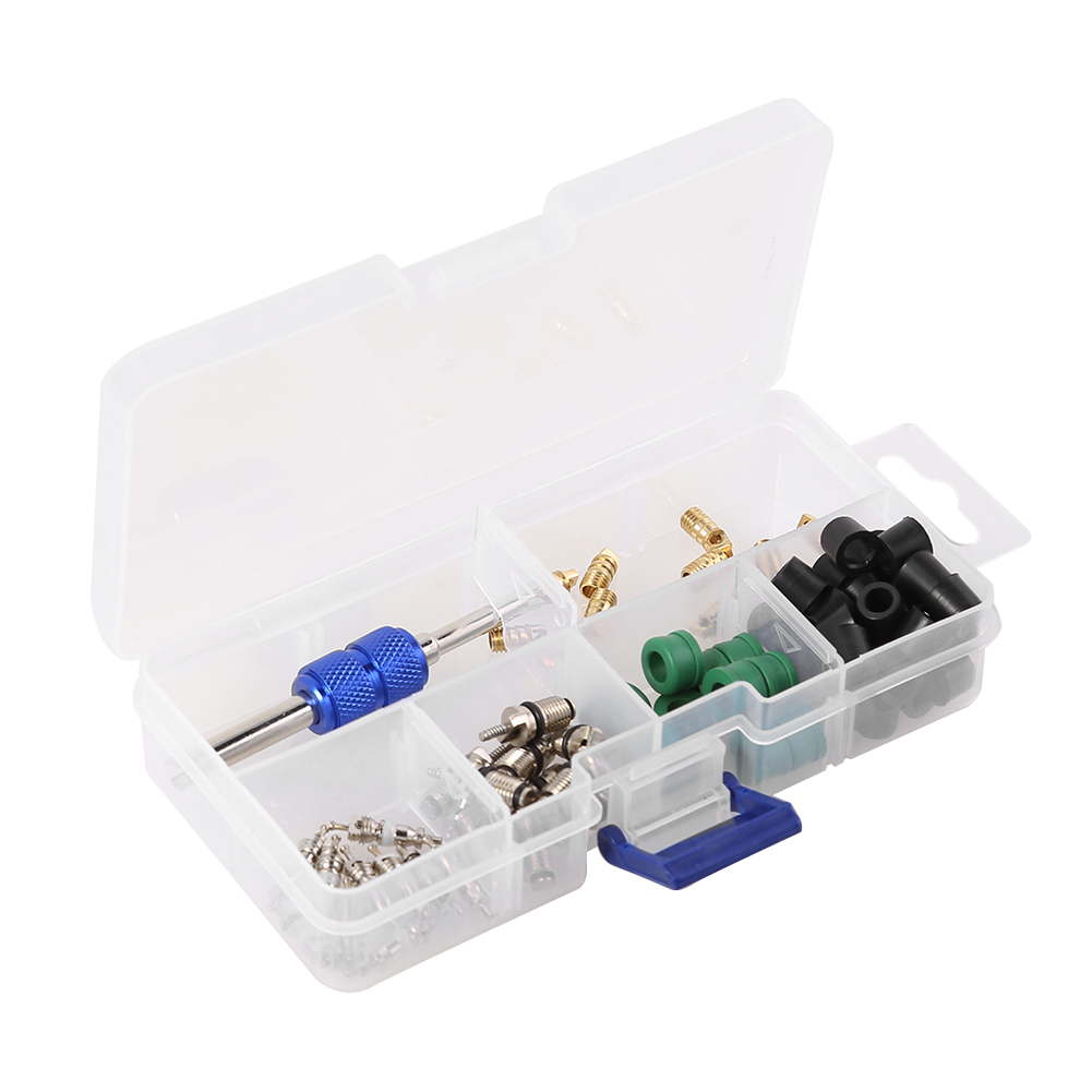 71pcs/box Car A/C Charging Hose O-Ring Valve Core Tool Service Kit CH-237, 501 Original
71pcs/box Car A/C Charging Hose O-Ring Valve Core Tool Service Kit CH-237, 501 Original