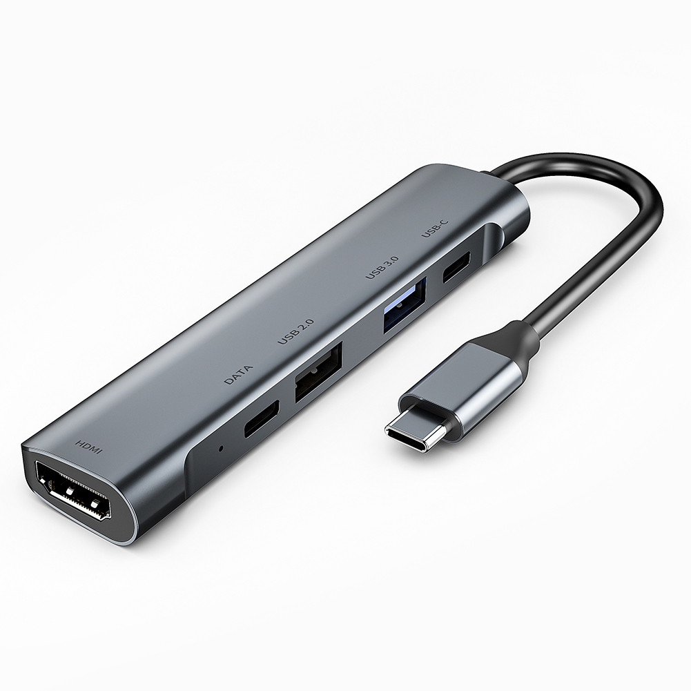 5 in 1 Type-C HUB 4K HDMI USB2.0 USB3.0 PD Fast Charge Type-C Data Adapter, 501 Original
5 in 1 Type-C HUB 4K HDMI USB2.0 USB3.0 PD Fast Charge Type-C Data Adapter, 501 Original