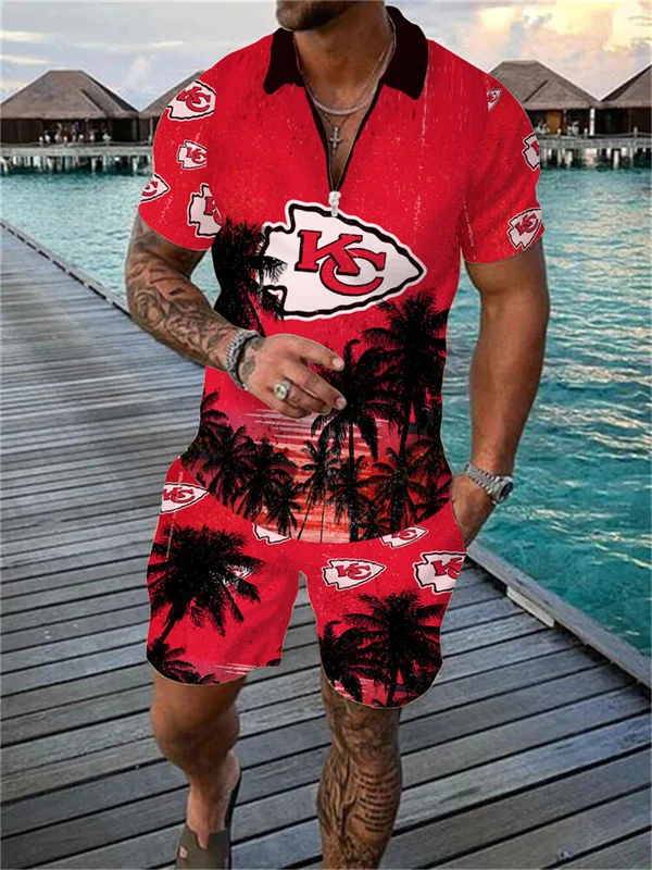 Kansas City Chiefs
Limited Edition Polo Shirt And Shorts Two-Piece Suits