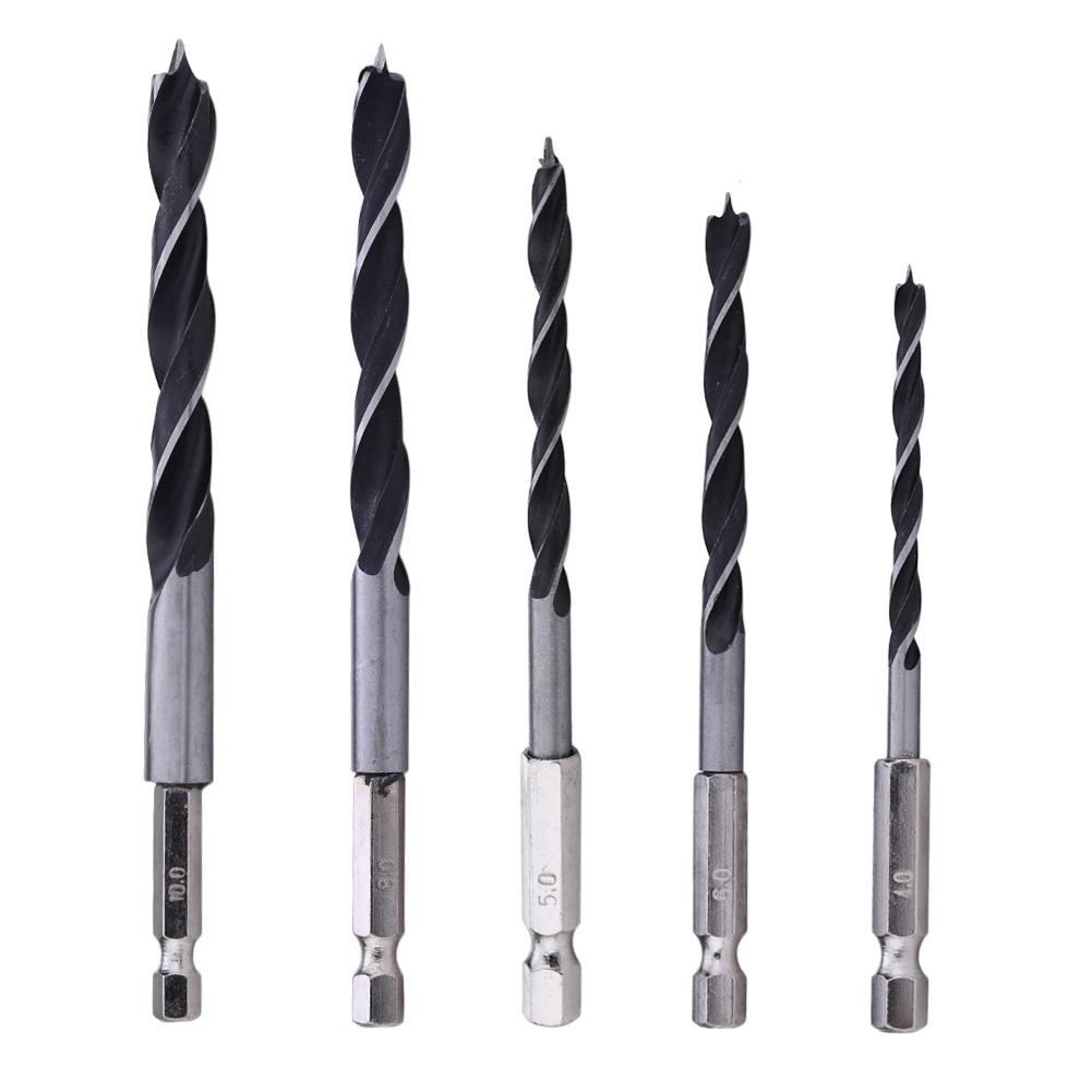 5PCS Drill Bit Set 4 5 6 8 10mm Change Metal Tools 1/4 Hex Shank Wood HCS, 501 Original
5PCS Drill Bit Set 4 5 6 8 10mm Change Metal Tools 1/4 Hex Shank Wood HCS, 501 Original