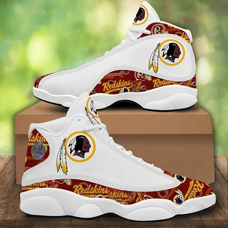 Washington Redskins Printed Unisex Basketball Shoes