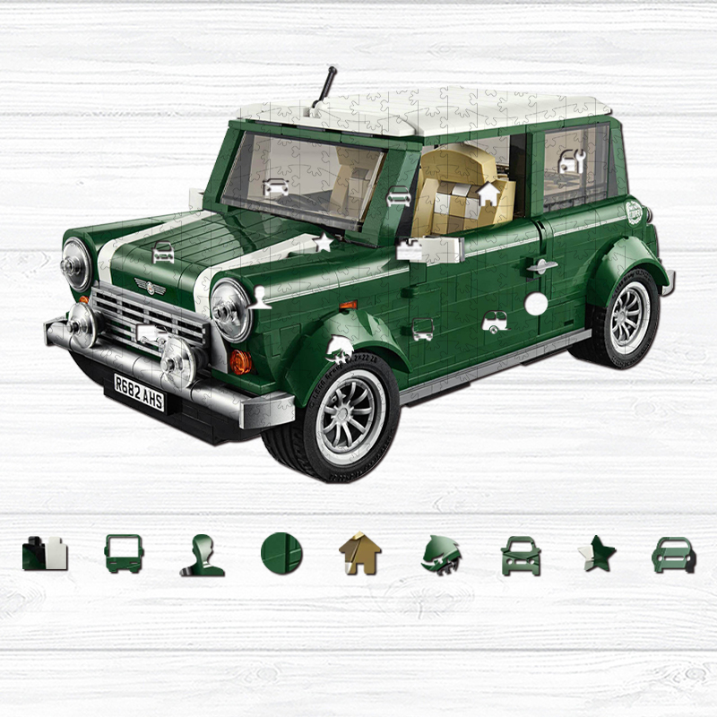 MINI Cooper Wooden Jigsaw Puzzle