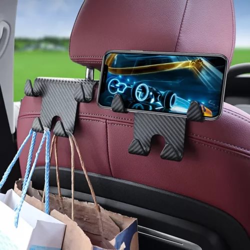 Dronehint Car Phone Holder Back Seat Parts Headrest Hook Hanger Organizer Auto Accessories (For: Acura) Parts