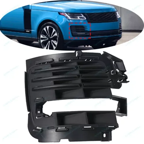 Dronehint Front Bumper Air Inlet Vent Base Grille g Fit For LR Range Rover 2018-2021,Right (For: Land Rover) Parts