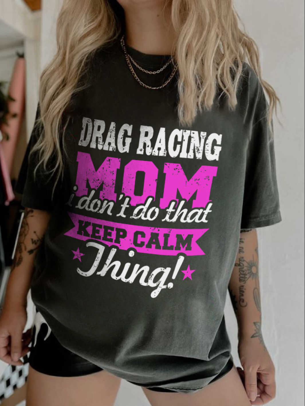 Go-Kart Racing Mom I Don't Do That Keep Calm Thing Sherpa Jacket