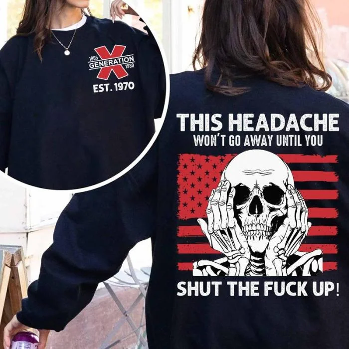 Generation X Est. 1975 Printed Unisex Sweatshirt - Devcarry
