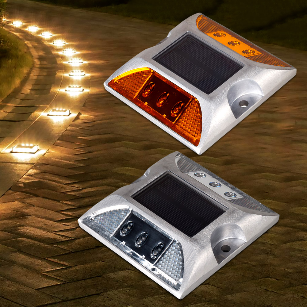 2pcs Solar LED Road Stud Lights Waterproof Outdoor Ground Pathway Lamp, White is always on, 501 Original
2pcs Solar LED Road Stud Lights Waterproof Outdoor Ground Pathway Lamp, White is always on, 501 Original