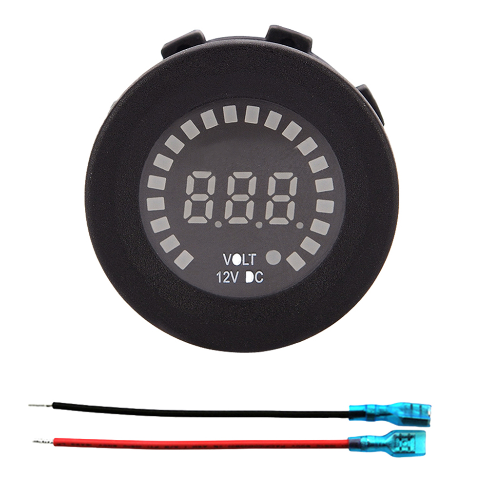 12V DC Digital Voltmeter Blue LED Display Voltage Meter for Car Motorcycle, 501 Original
12V DC Digital Voltmeter Blue LED Display Voltage Meter for Car Motorcycle, 501 Original
