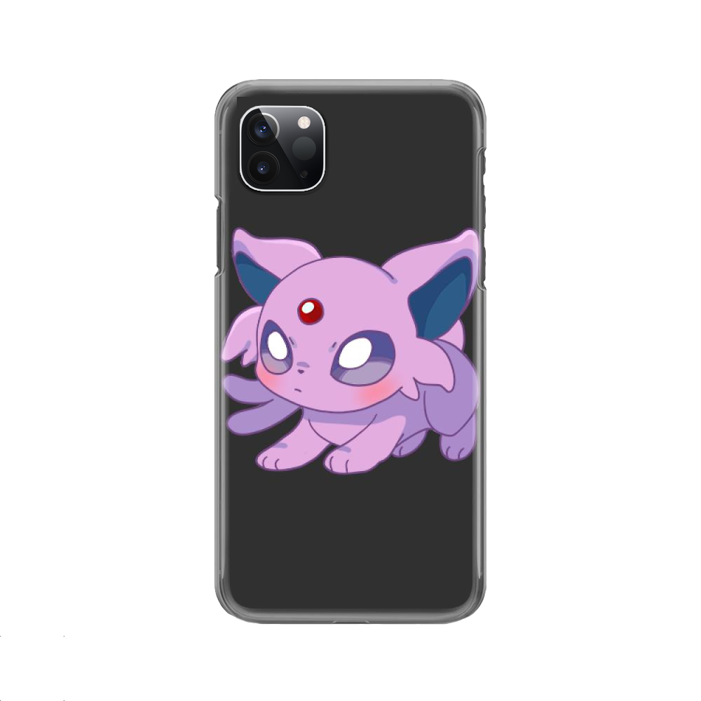 Pink Cat Eevee Espeon Pokemon iPhone Case