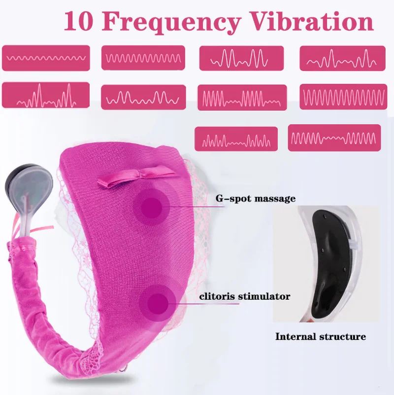 Remote Control Female U-shaped Frequency Conversion Vibrating Pants Rosetoy Official