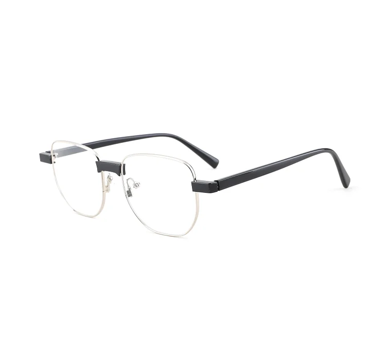 35056 High Quality Fashion Eyewear for Men and Women Optical Acetate Eyeglasses Frames Metal Glasses