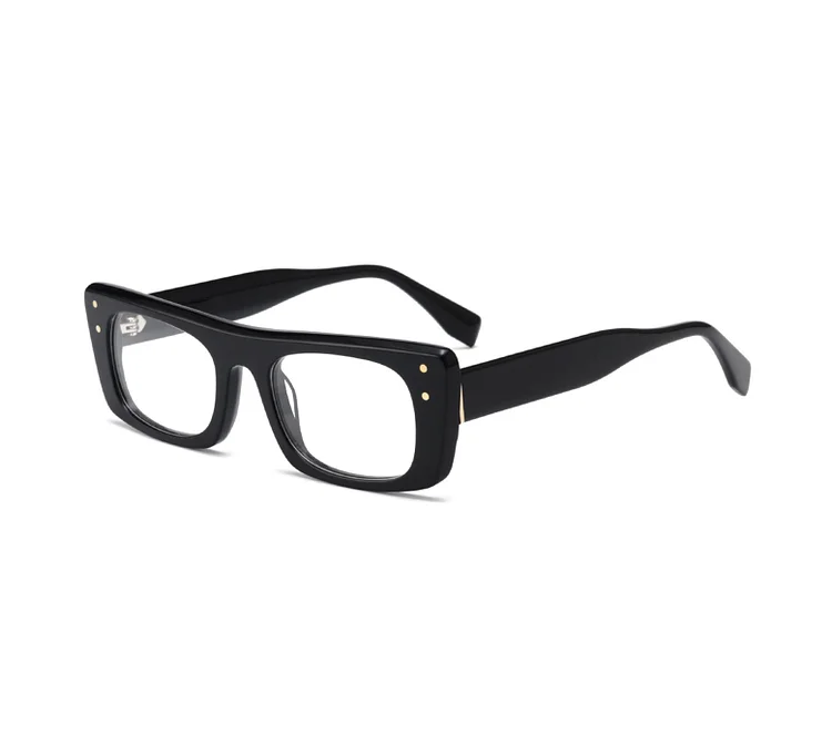 black optical eyeglasses frame customized acetate glasses frames for women and mens