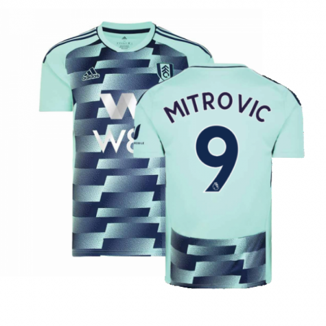 Fulham Aleksandar Mitrović 9 Away Shirt Kit 2022-2023