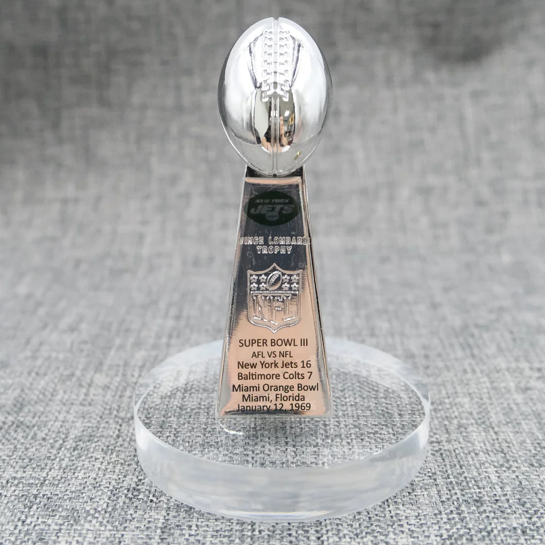 New York Jets Super Bowl Trophy Team Logo