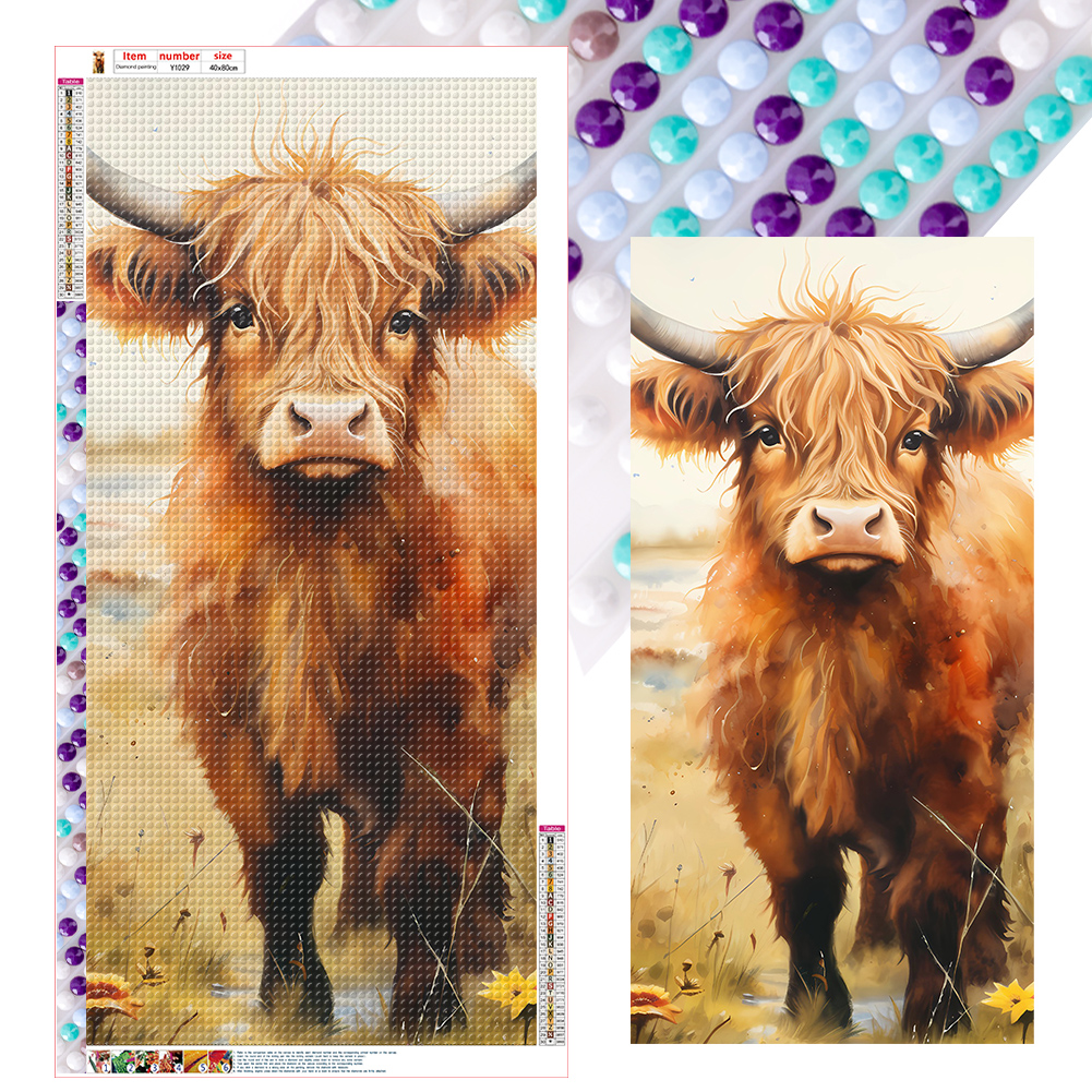 Highland Cow Diamond Painting