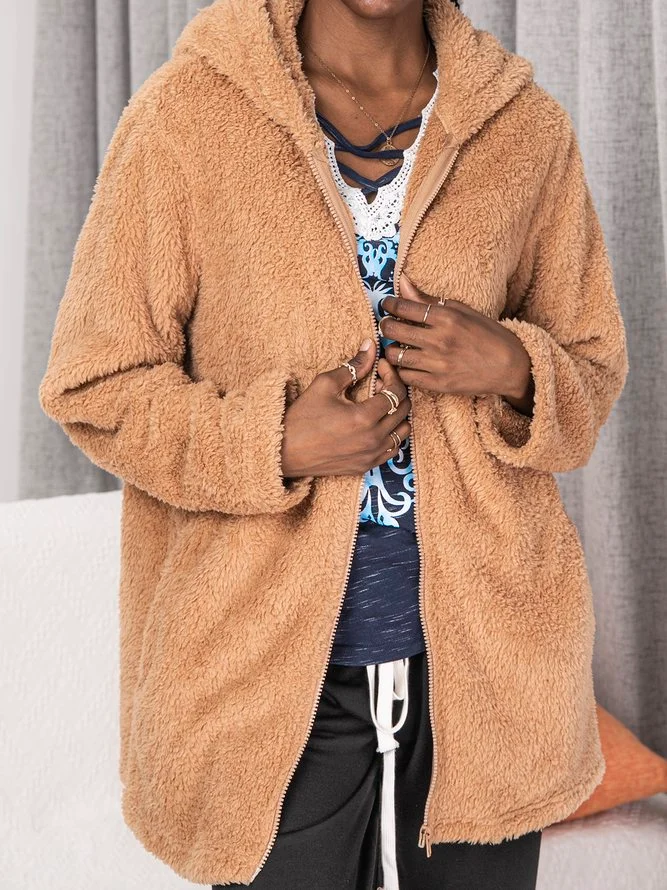 Brown Flannel Coat Outerwear Zaesvini
