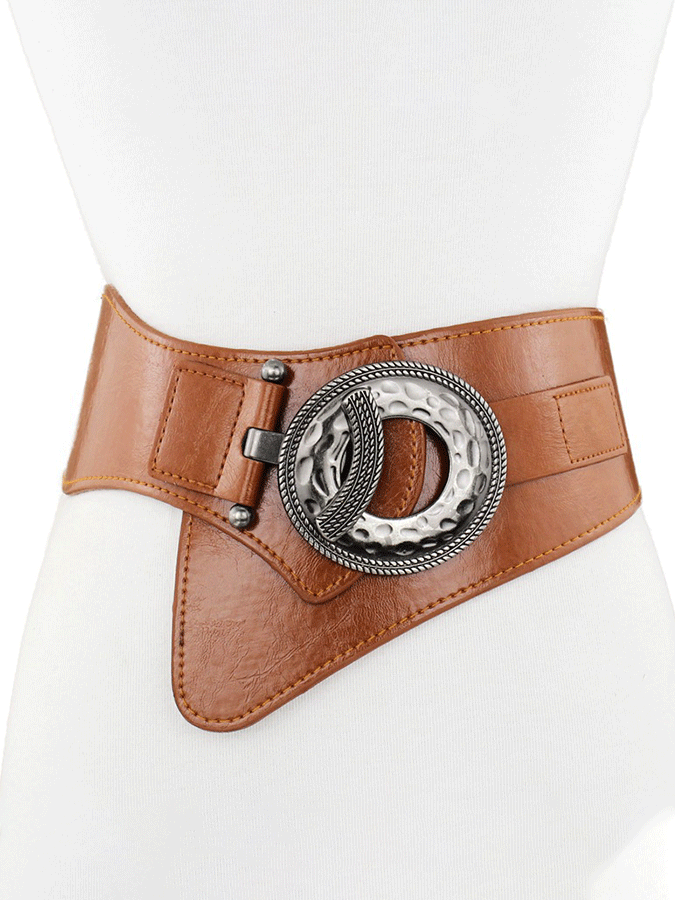 Vintage Matching Dress Leather Belt