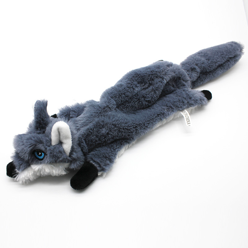 Plush Dog Molar Bite Chew Toys Cute Puppy Sound Playing Toys, Grey wolf (small), 501 Original
Plush Dog Molar Bite Chew Toys Cute Puppy Sound Playing Toys, Grey wolf (small), 501 Original