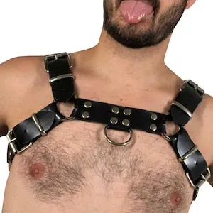 pornhint Pornhint Heavy Rubber Bulldog Harness