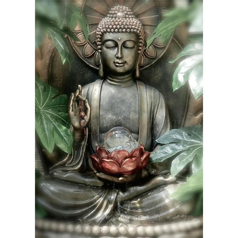 Full Round Diamond Painting - Silent Buddha(30*40cm)