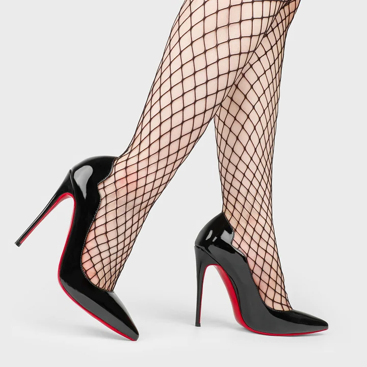120mm Women's High Heels Party Wedding Stilettos Patent Red Bottom Pumps
