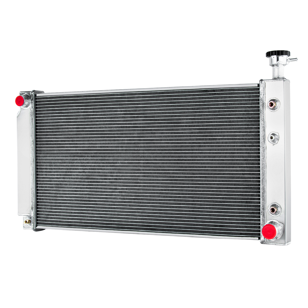 Alloyworks 3 Rows Aluminum Radiator For 2003-2005 Chevy Express GMC Savana 1500 2500 4.3L V6 5.3L V8