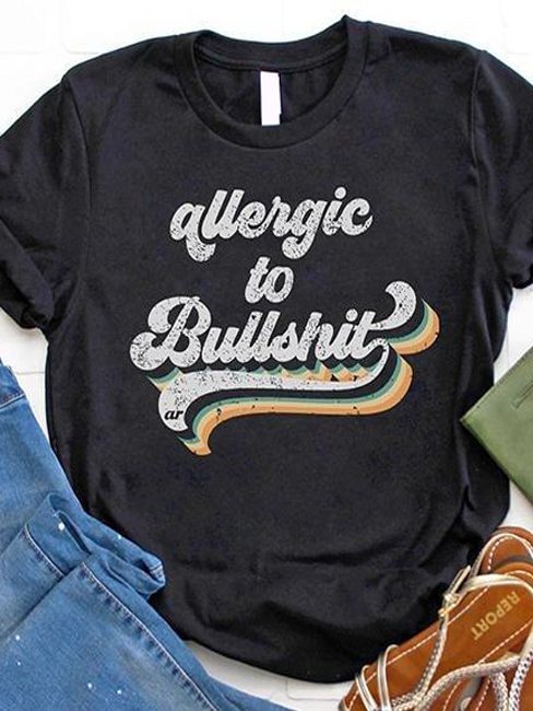 Bestdealfriday Allergic To Bullshit Tee
