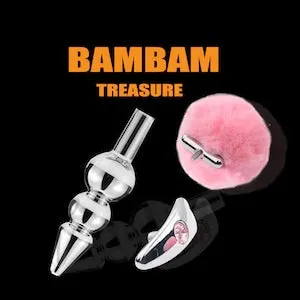 pornhint Pornhint Pink Fluffy Butt Plug, Pet Play Butt Plug, detachable Bunny Tail Cosplay Sex Toys, Mature