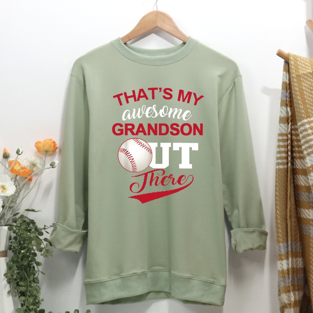 That's my awesome grandson out there Women Casual Sweatshirt-Guru-buzz