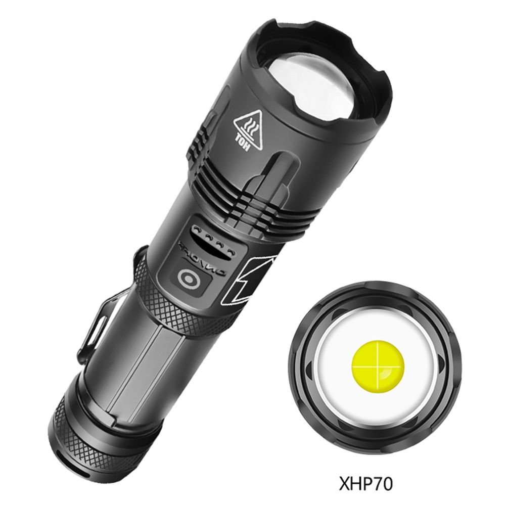 99 LED Flashlight Rechargeable 5 Gear Emergency Torch Lamp w/Pen Clip, Xhp70, 501 Original
99 LED Flashlight Rechargeable 5 Gear Emergency Torch Lamp w/Pen Clip, Xhp70, 501 Original