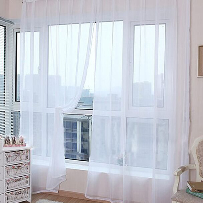 2Pcs Tulle Curtains Window Living Room Sheer Voile Curtains Decor, 白色, 501 Original
2Pcs Tulle Curtains Window Living Room Sheer Voile Curtains Decor, 白色, 501 Original