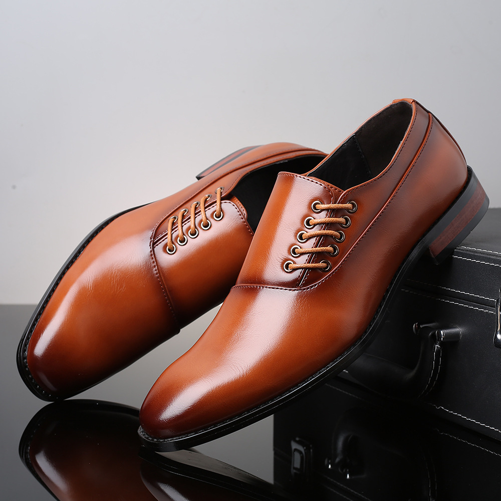 trendy leather shoes