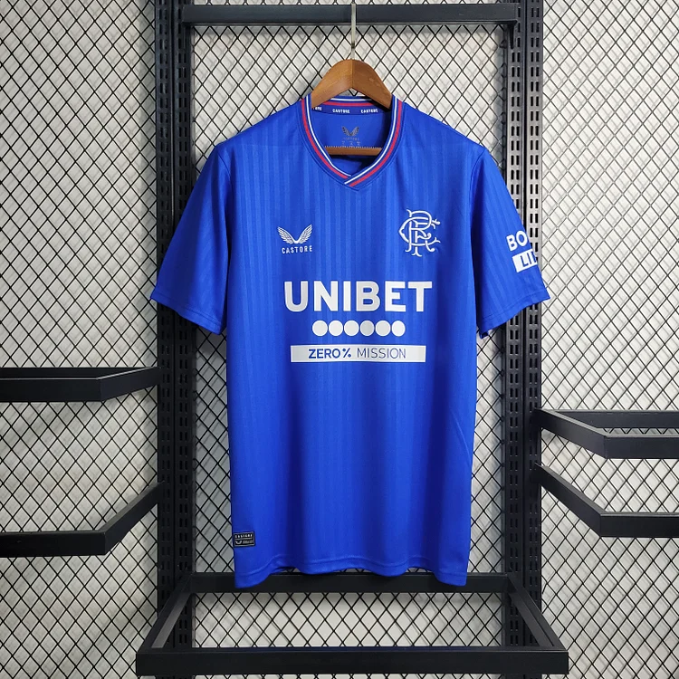 Glasgow Rangers Home Shirt Kit 2023-2024