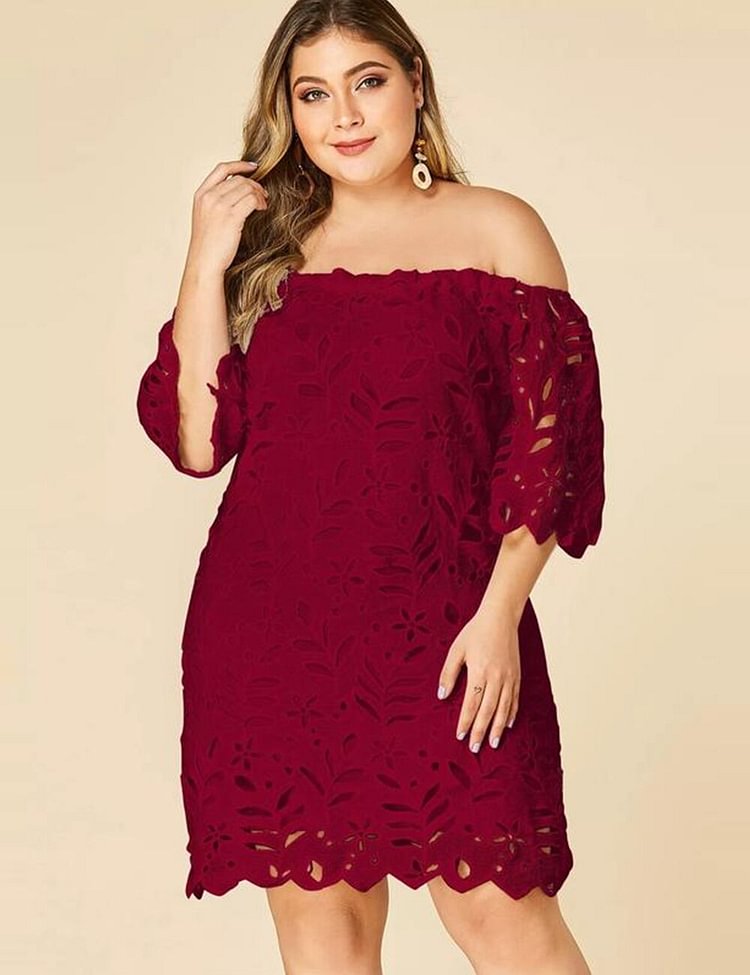 Sale Fashion Women Elegant Vintage sweet lace Dress Stylish Sexy Slash Neck Slim Beach Summer Sundress Female vestidos D30 - BlackFridayBuys