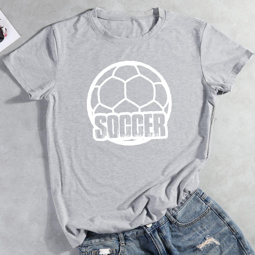 Soccer Round Neck T-shirt-0019616-Guru-buzz