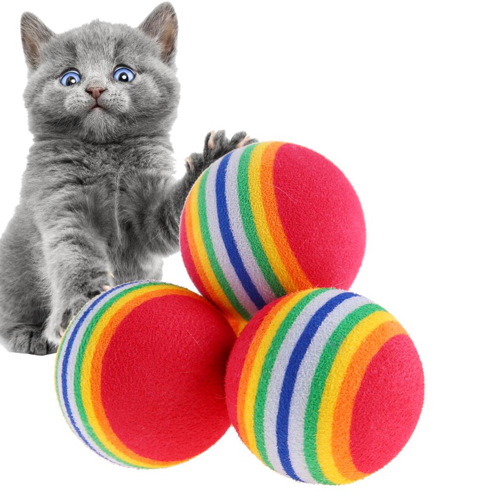 12pcs Lovely Rainbow Colored Toy Ball with Feather Activity Toys for Cats, 501 Original
12pcs Lovely Rainbow Colored Toy Ball with Feather Activity Toys for Cats, 501 Original