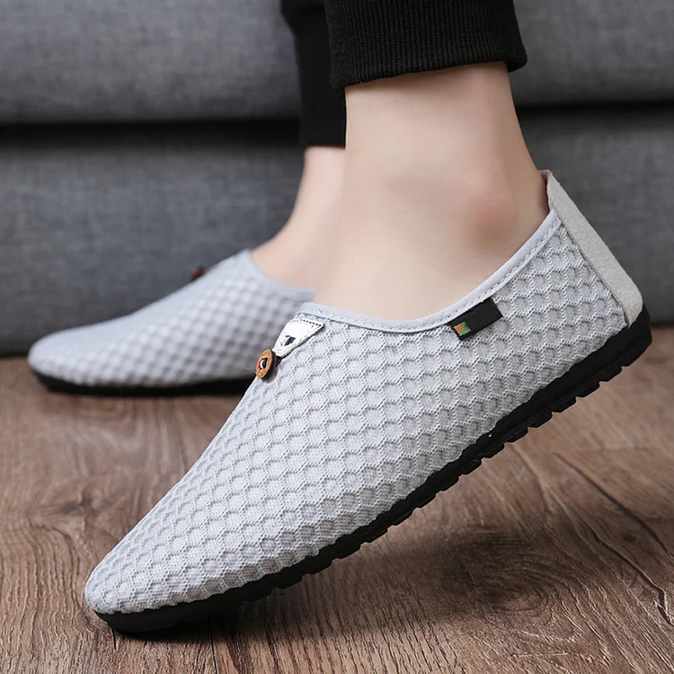 Men's Casual Slip-on Breathable Mesh Loafers Shoes