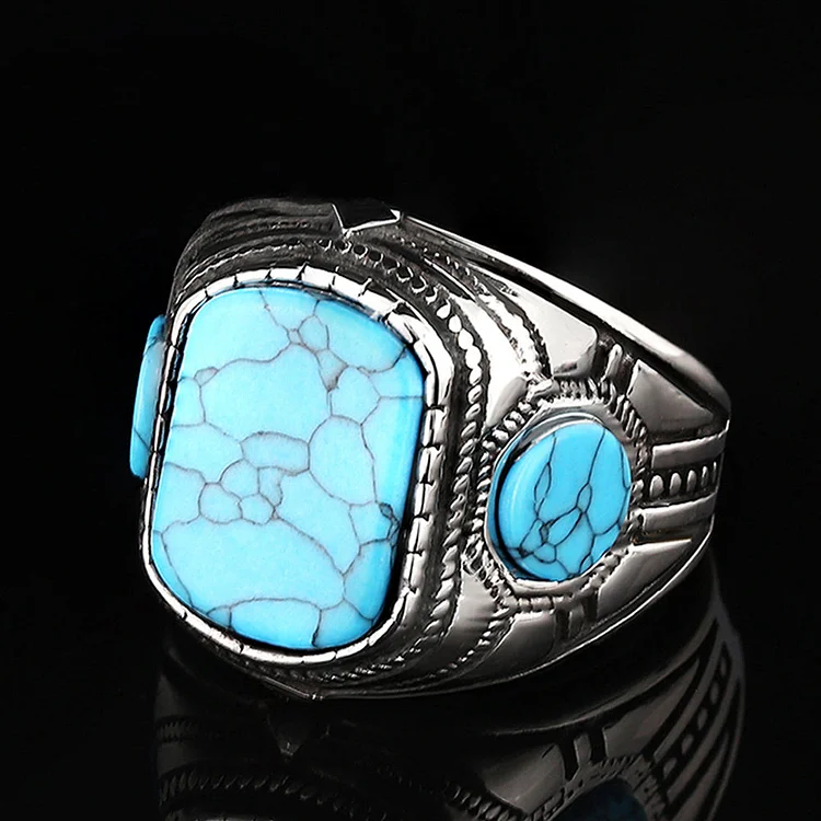 Turquoise Mens Ring