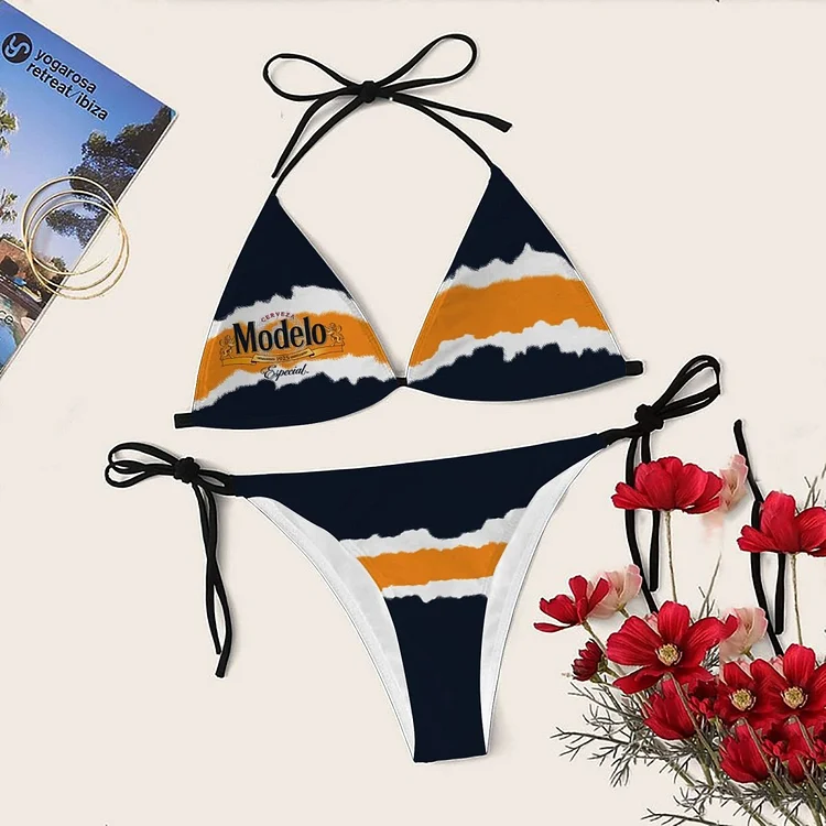 Torn Paper Modelo Triangle Bikini