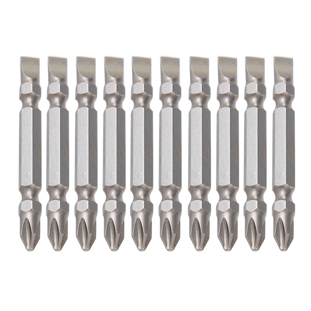 10pcs Double-headed Screwdriver Bits S2 Alloy Steel Slotted Phillips Heads, 100mm, 501 Original
10pcs Double-headed Screwdriver Bits S2 Alloy Steel Slotted Phillips Heads, 100mm, 501 Original